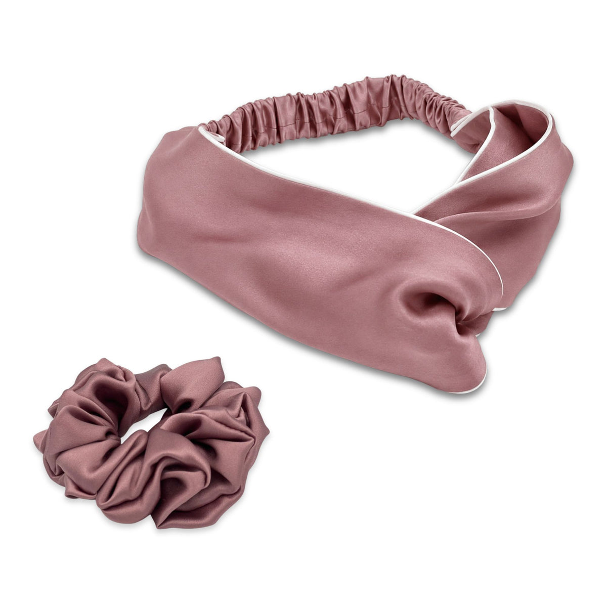 Mulberry Silk Headband and Scrunchie Gift Set