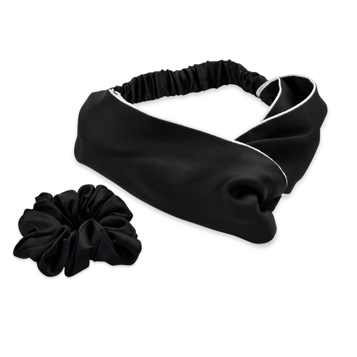 Mulberry Silk Headband and Scrunchie Gift Set