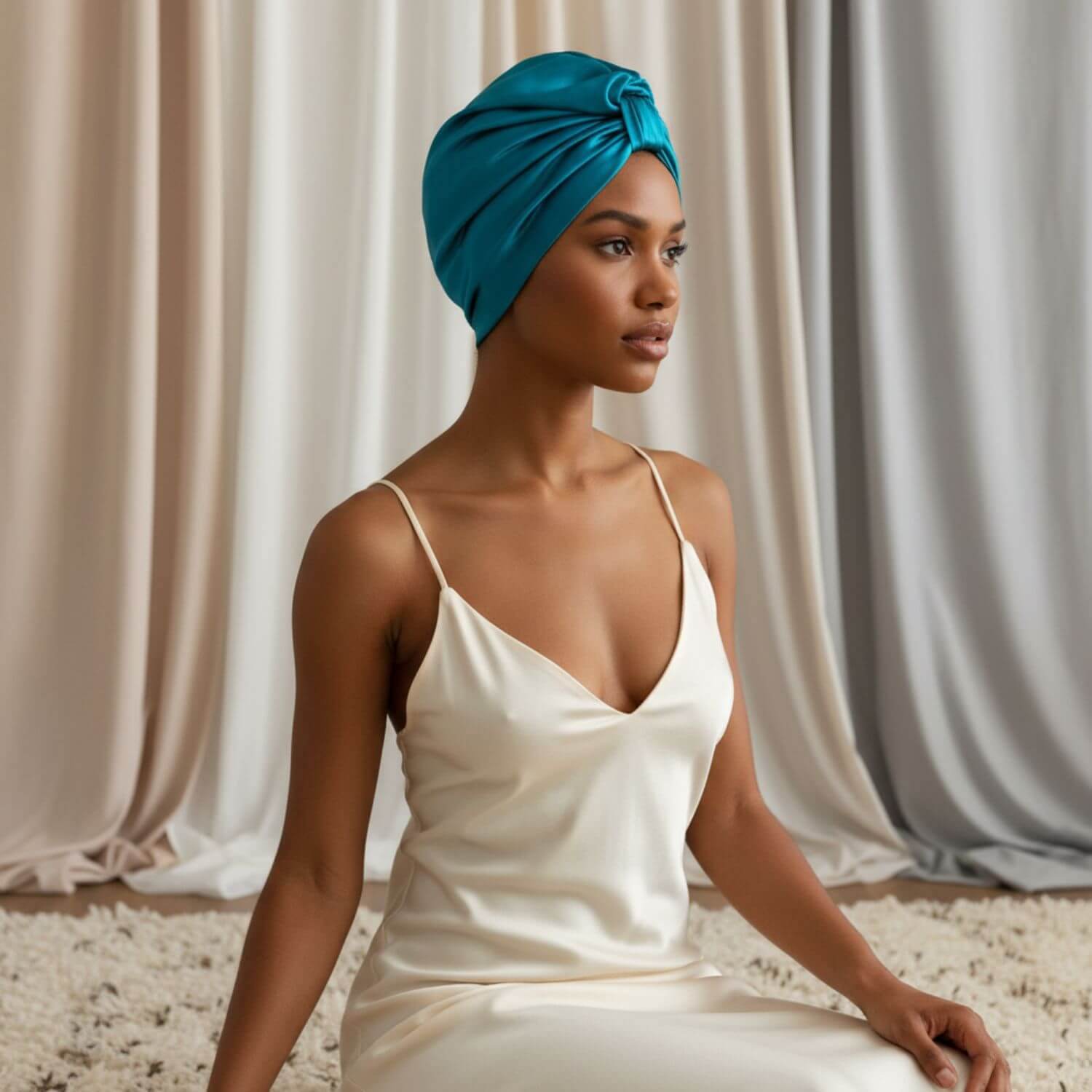 Reversible Mulberry Silk Bonnet