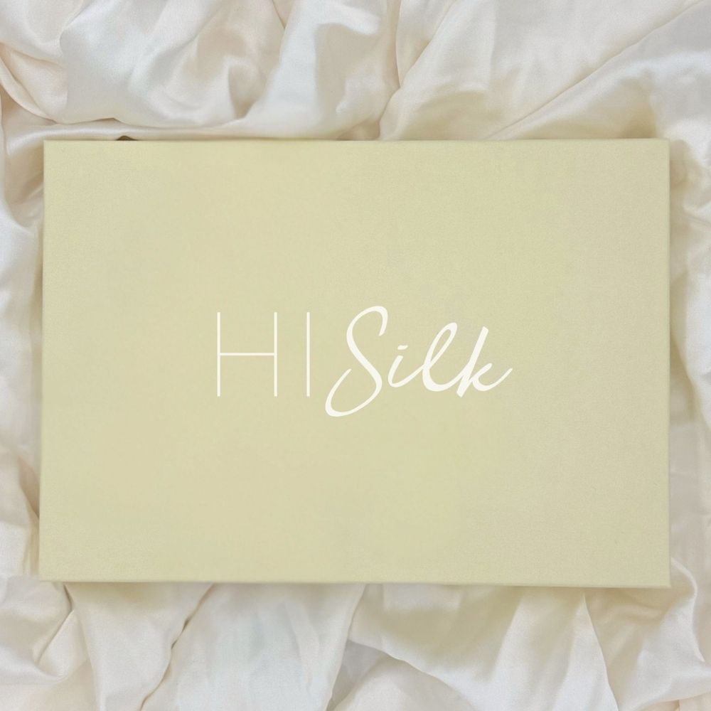 Two 25 momme Glacé Mulberry Silk Housewife Pillowcase Gift Set