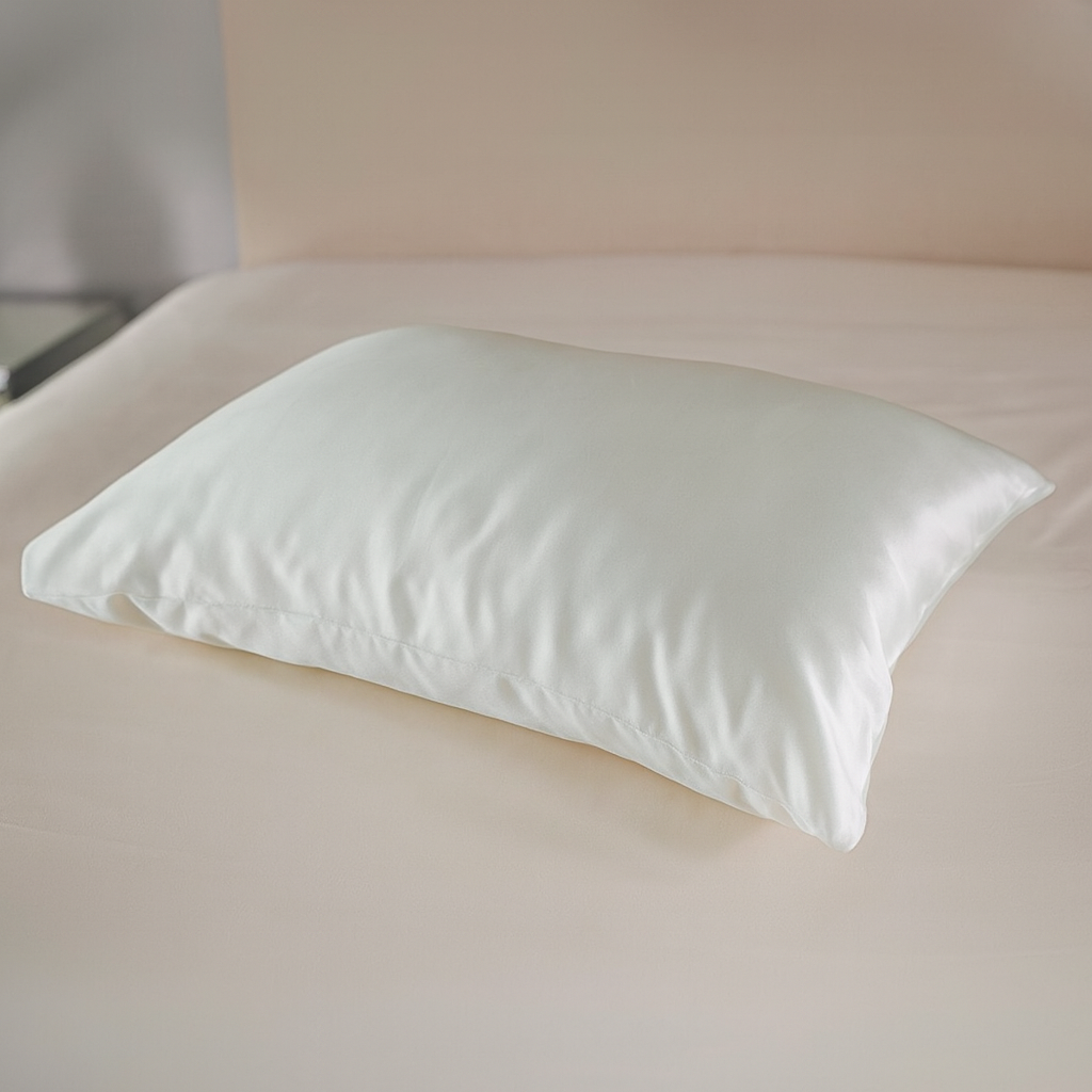 Two 25 momme Glacé Mulberry Silk Housewife Pillowcase Gift Set