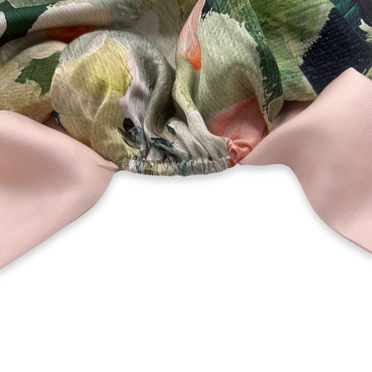 Reversible Mulberry Silk Bonnet with Ties