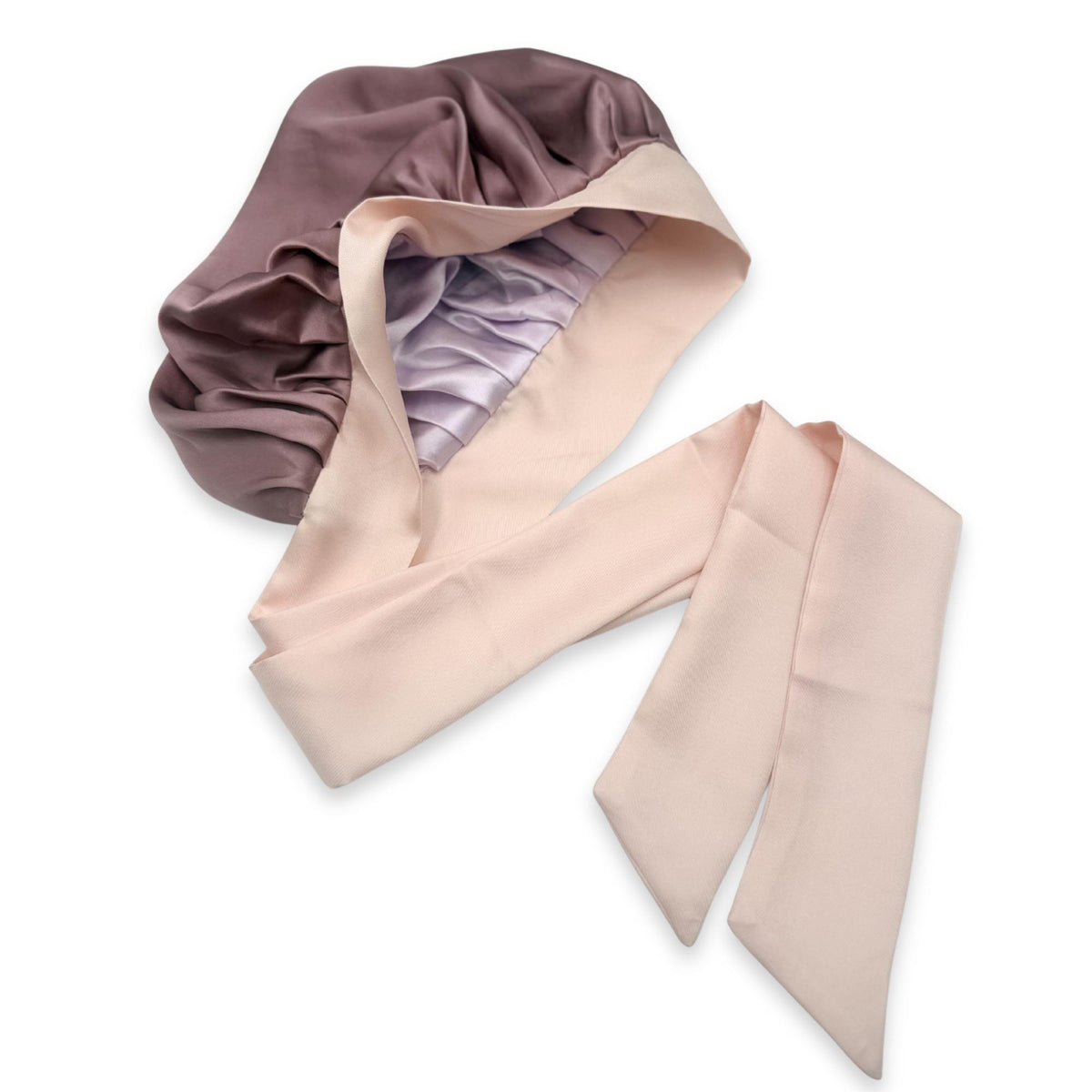 Reversible Mulberry Silk Bonnet with Ties