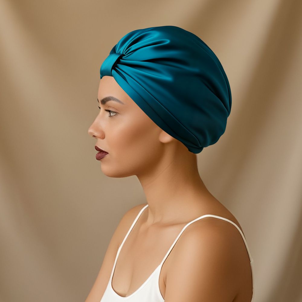 Mulberry Silk Bonnet and Eye Mask Set