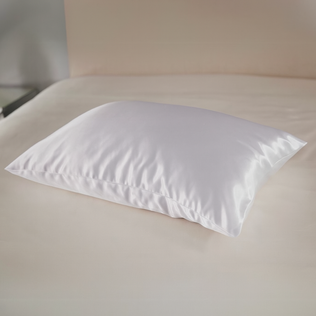 Two 25 momme Glacé Mulberry Silk Housewife Pillowcase Gift Set