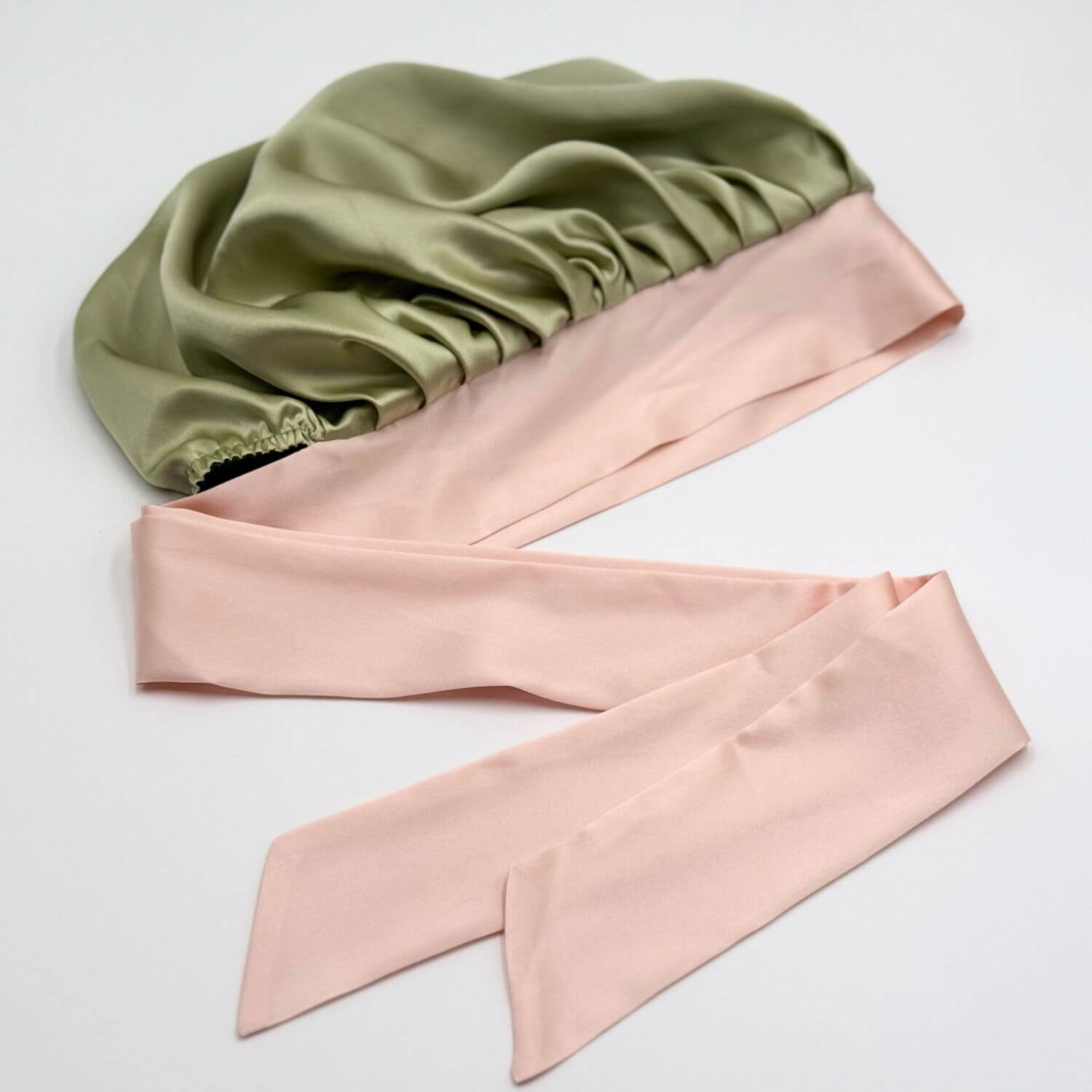 Reversible Mulberry Silk Bonnet with Ties