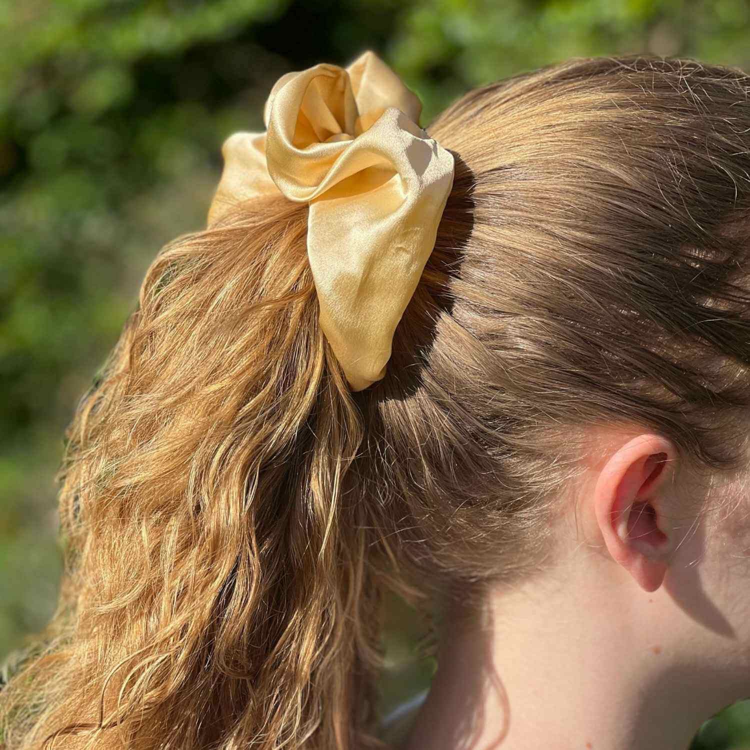 Mulberry Silk Oversized Scrunchie