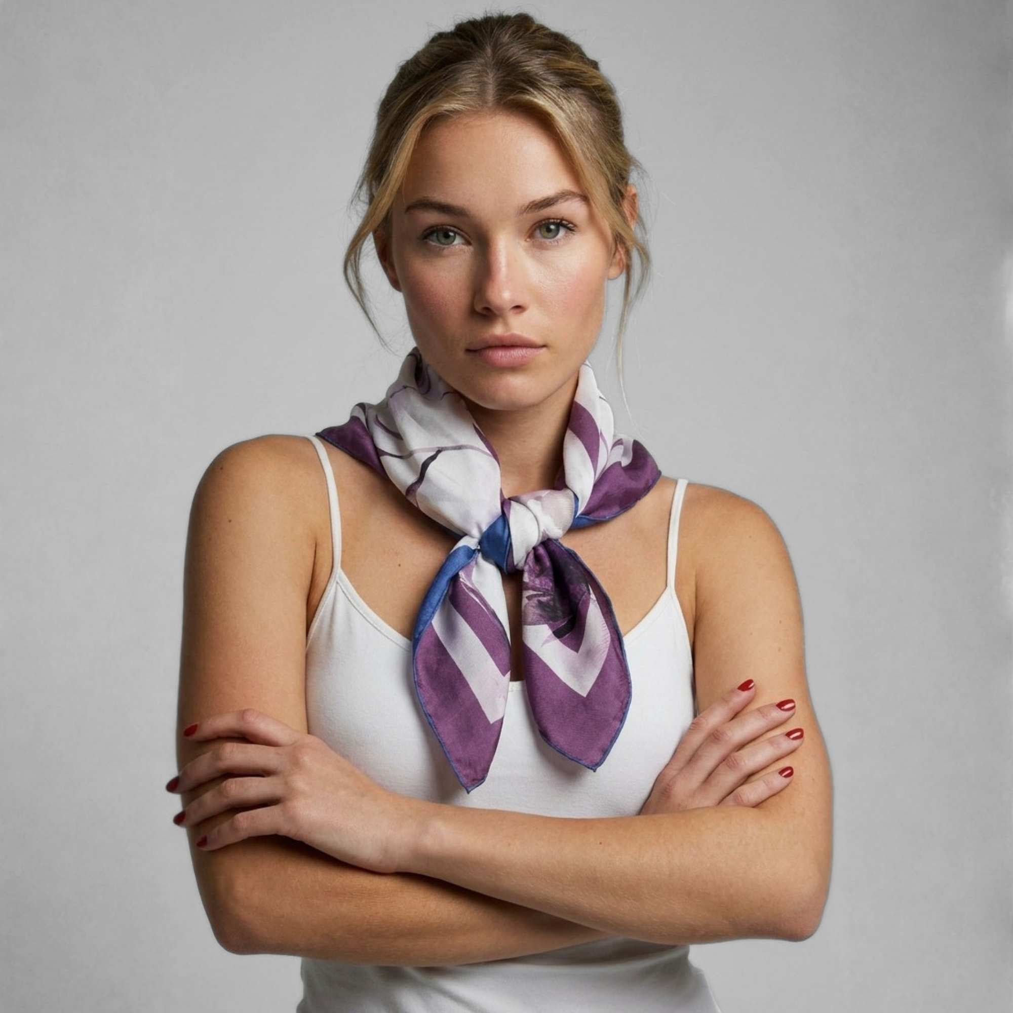 How To Wear A Silk Scarf