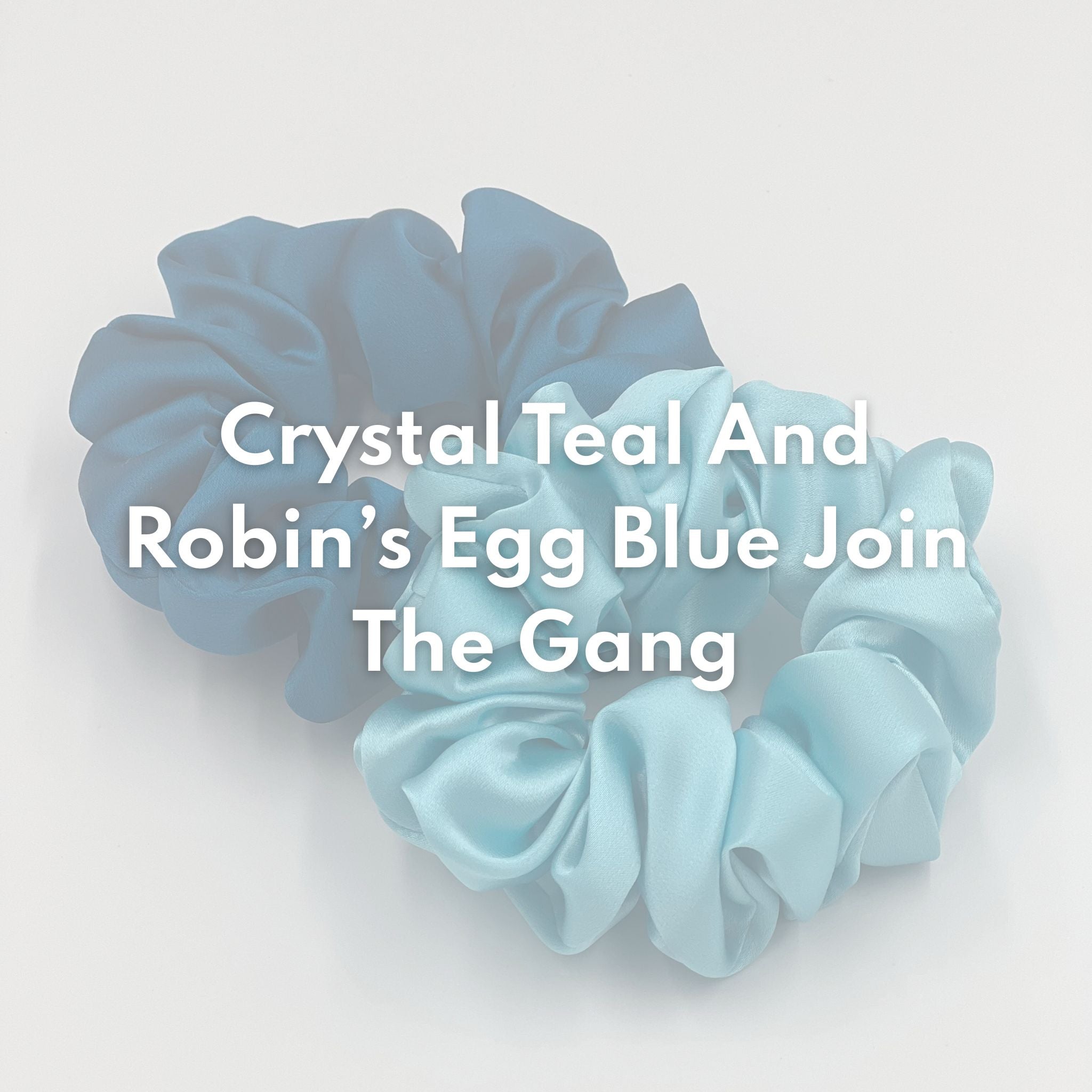 Two new scrunchie colours join the gang!