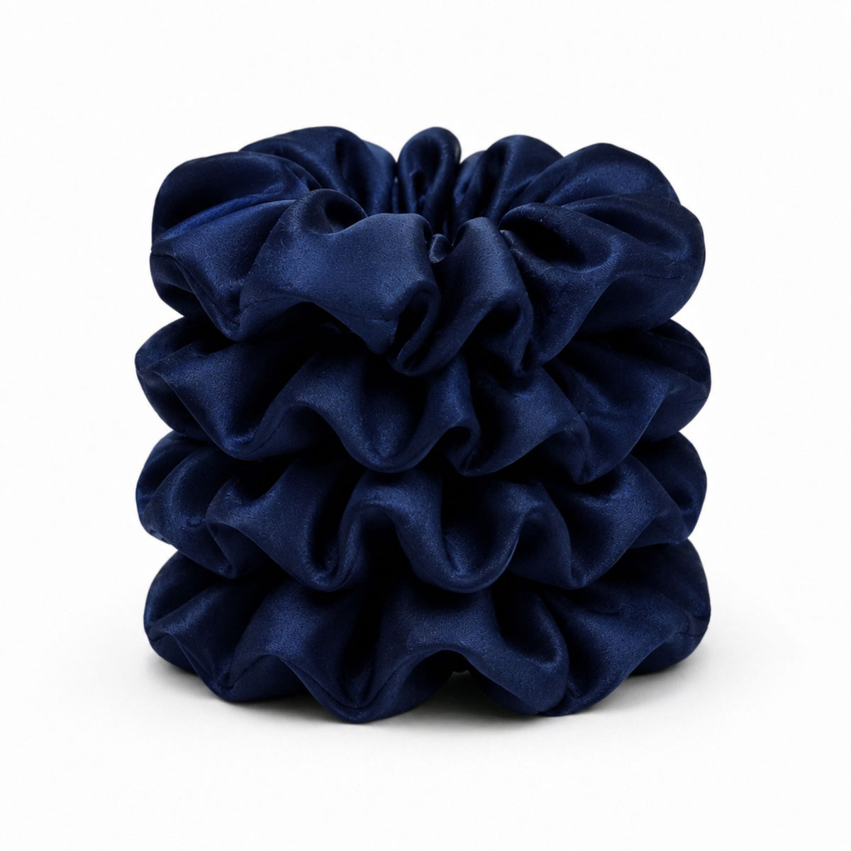Set Of Four Mulberry Silk Scrunchies