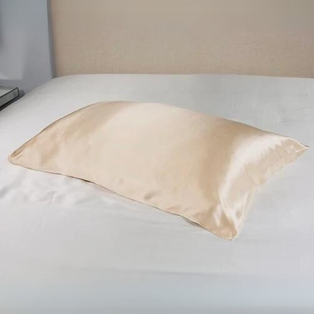 champagne 25 momme silk pillowcase