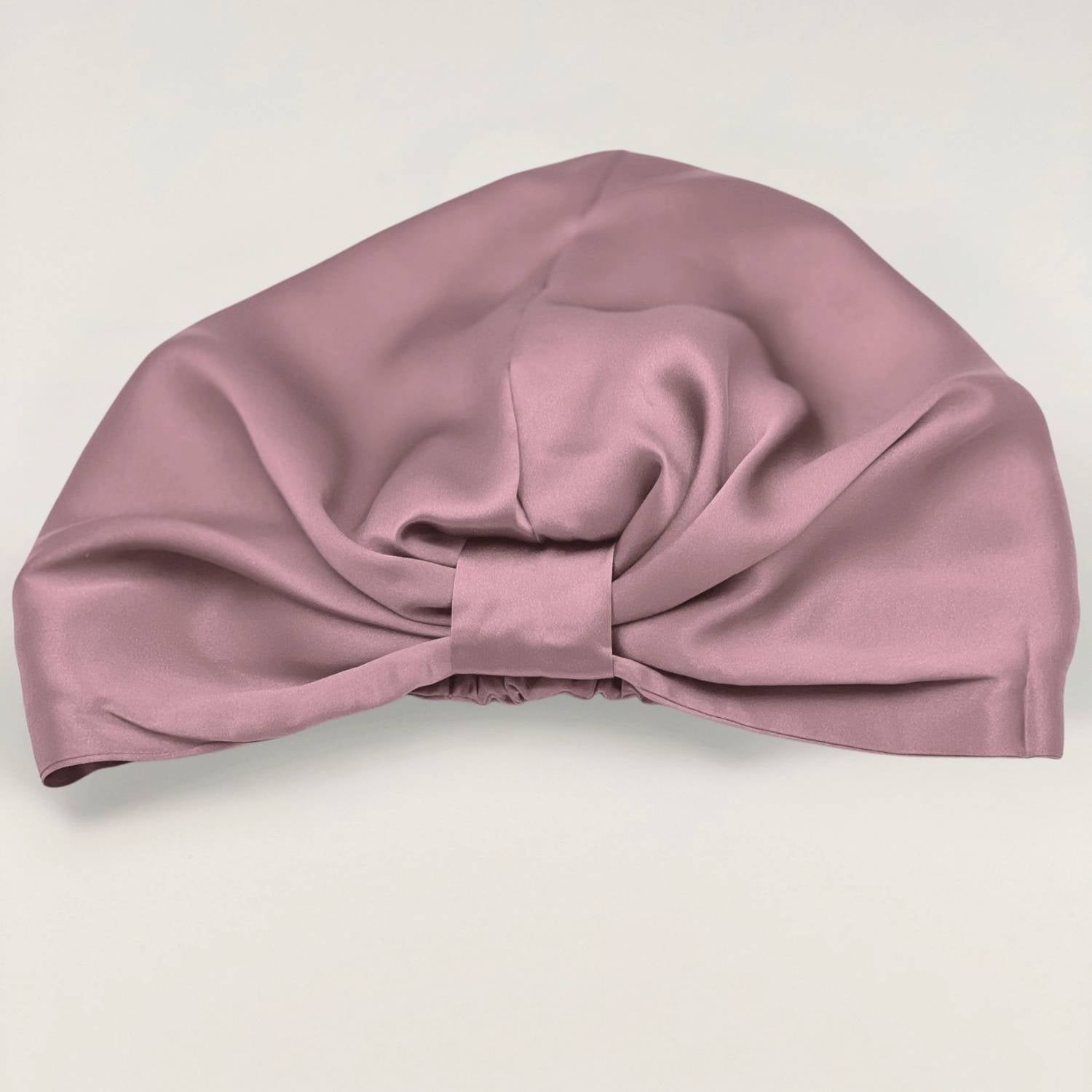 Dusty Pink Mulberry Silk Bonnet, Eye Mask and Scrunchie Set