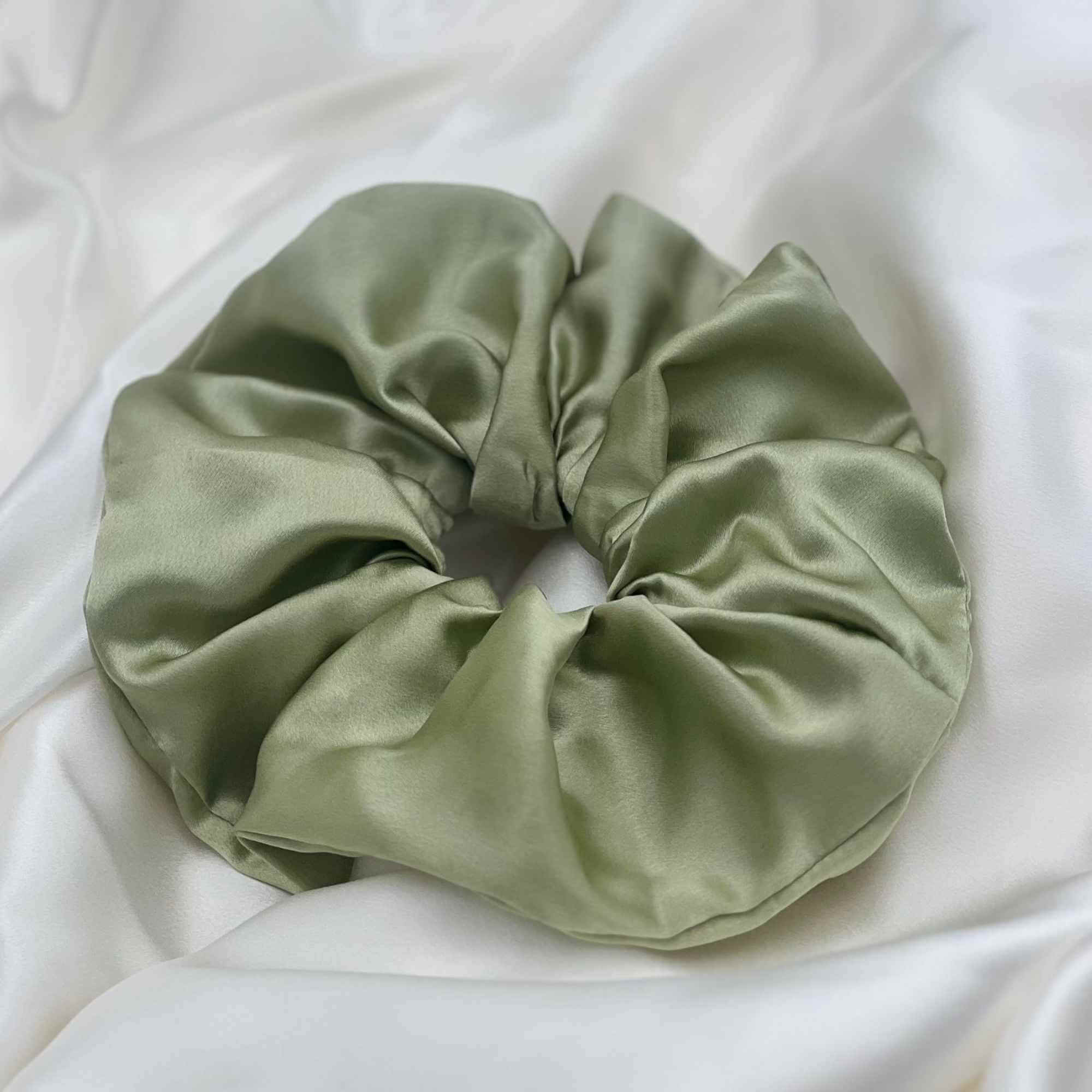 Set of Two Oversized Mulberry Silk Scrunchies
