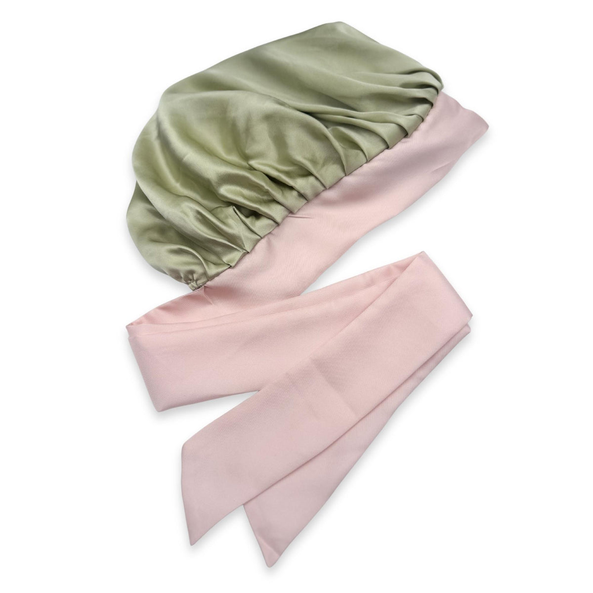 Reversible Mulberry Silk Bonnet with Ties