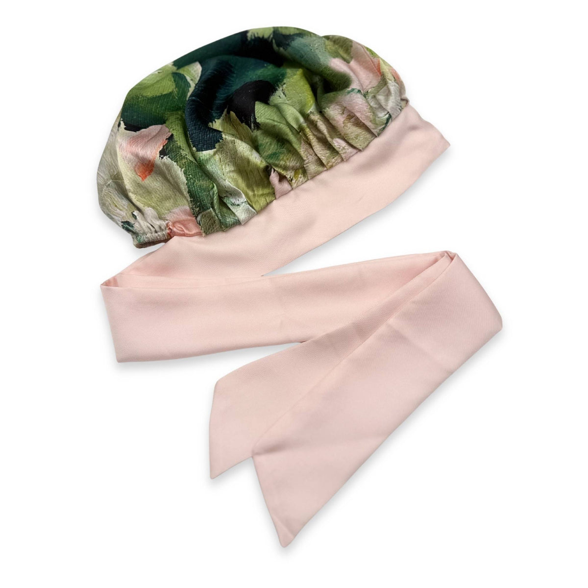 Reversible Mulberry Silk Bonnet with Ties