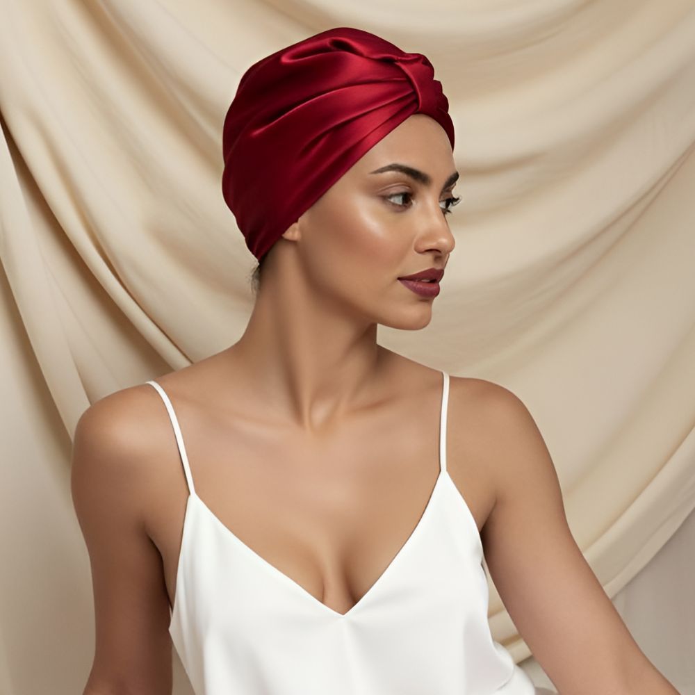 Reversible Mulberry Silk Bonnet