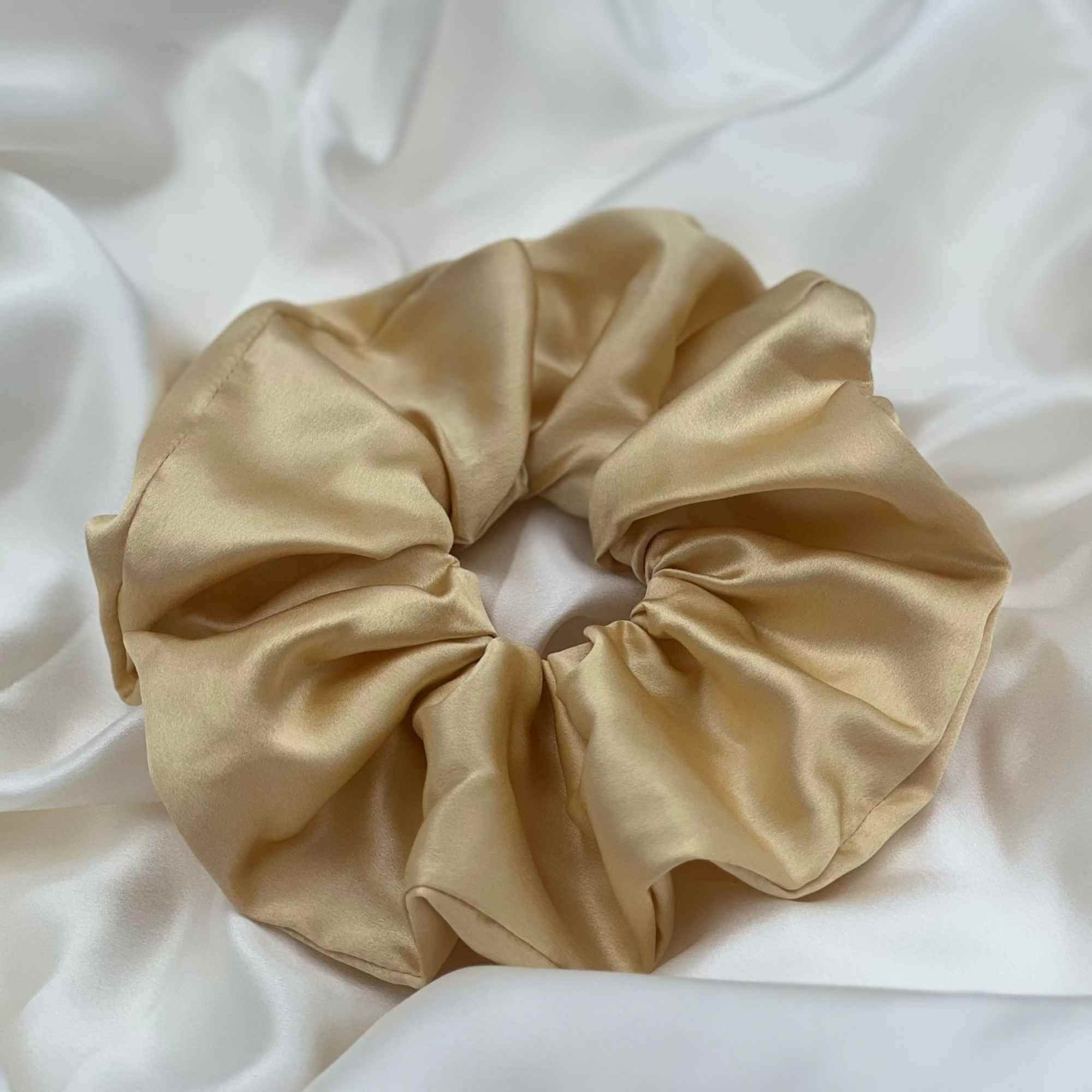Set of Two Oversized Mulberry Silk Scrunchies